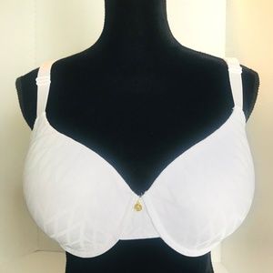 Ashley Stewart Bra White Size 38C